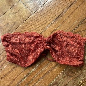 Free People Lace and Strappy Bandeau